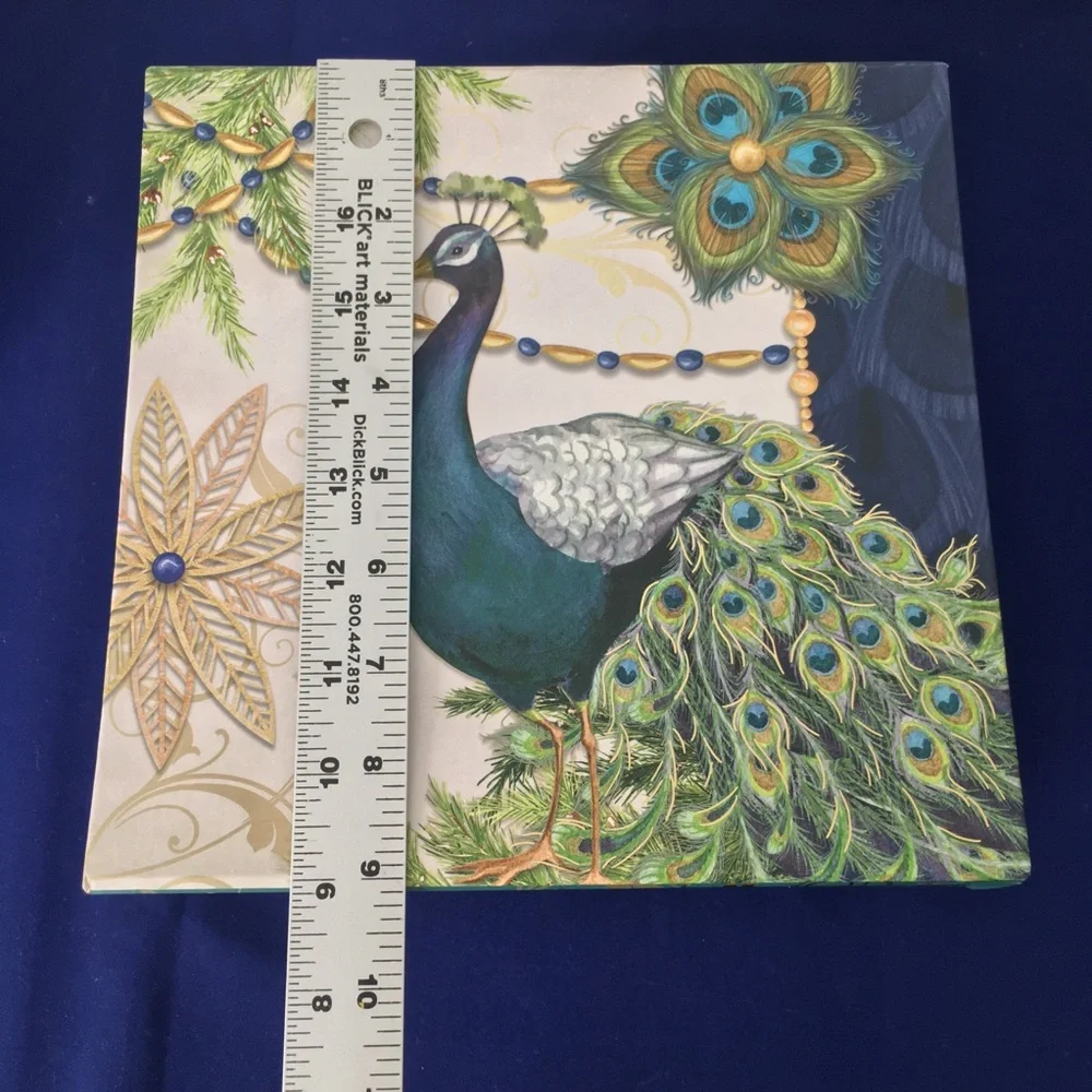 Decorative Peacock Storage Box Set